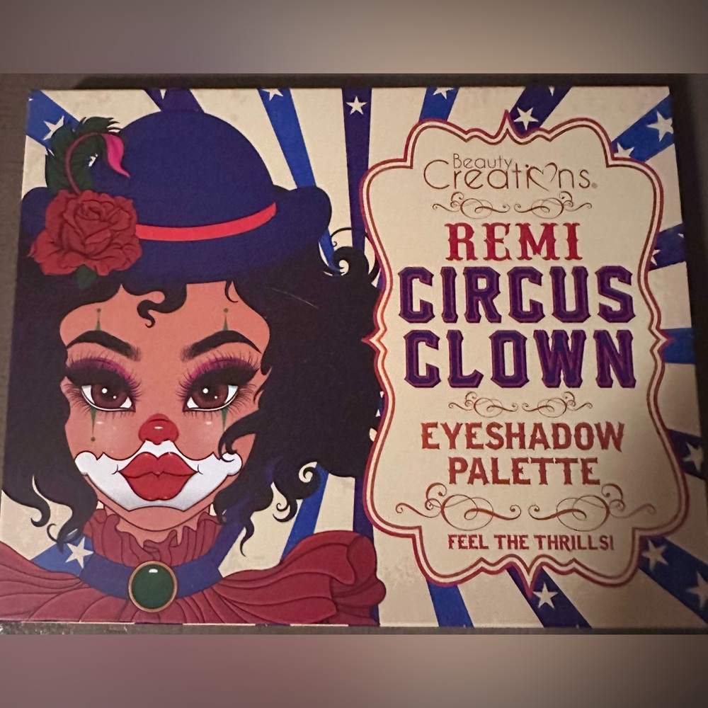 Beauty Creations Remi Circus Clown Eyeshadow Palette - Bold and Colorful